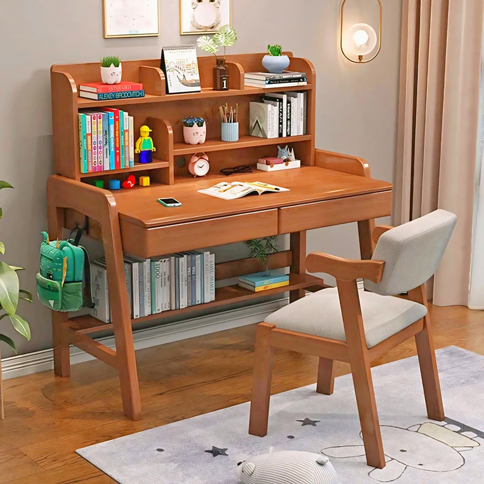 Study Table & Chair Set with Multi Storage Design