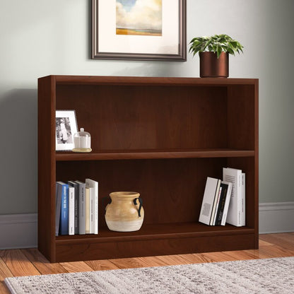 Space Saving Wooden Bookshelf for Office and Living Room