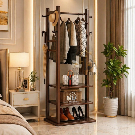 Premium Quality Wooden Alna with Multi Storage