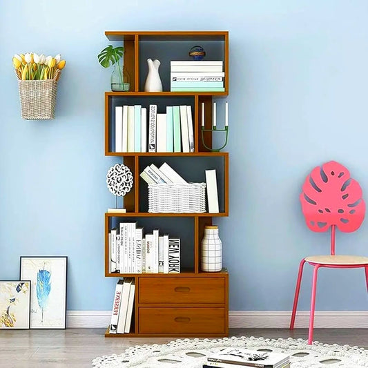 Multi Purpose Wooden Storage Bookshelf