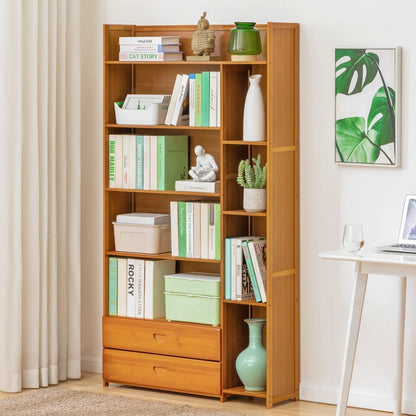 Wooden Bookshelf for Office Storage Elegant Wooden Bookcase for Bedroom