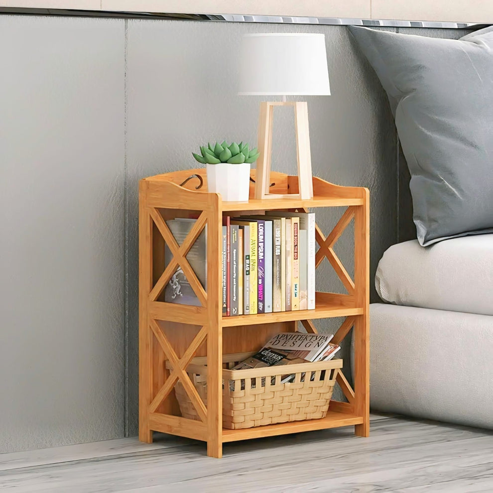 Luxury Wooden Books Rack for Home Decor | Multi storage Rack
